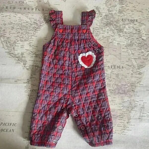 Vintage Healthtex Quilted Overalls
Size 3Mo